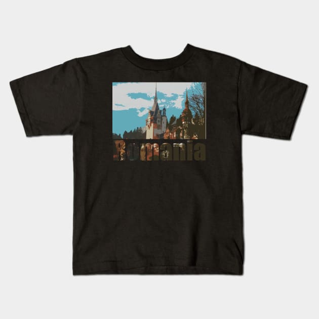 veiw romania Kids T-Shirt by happy.andiar